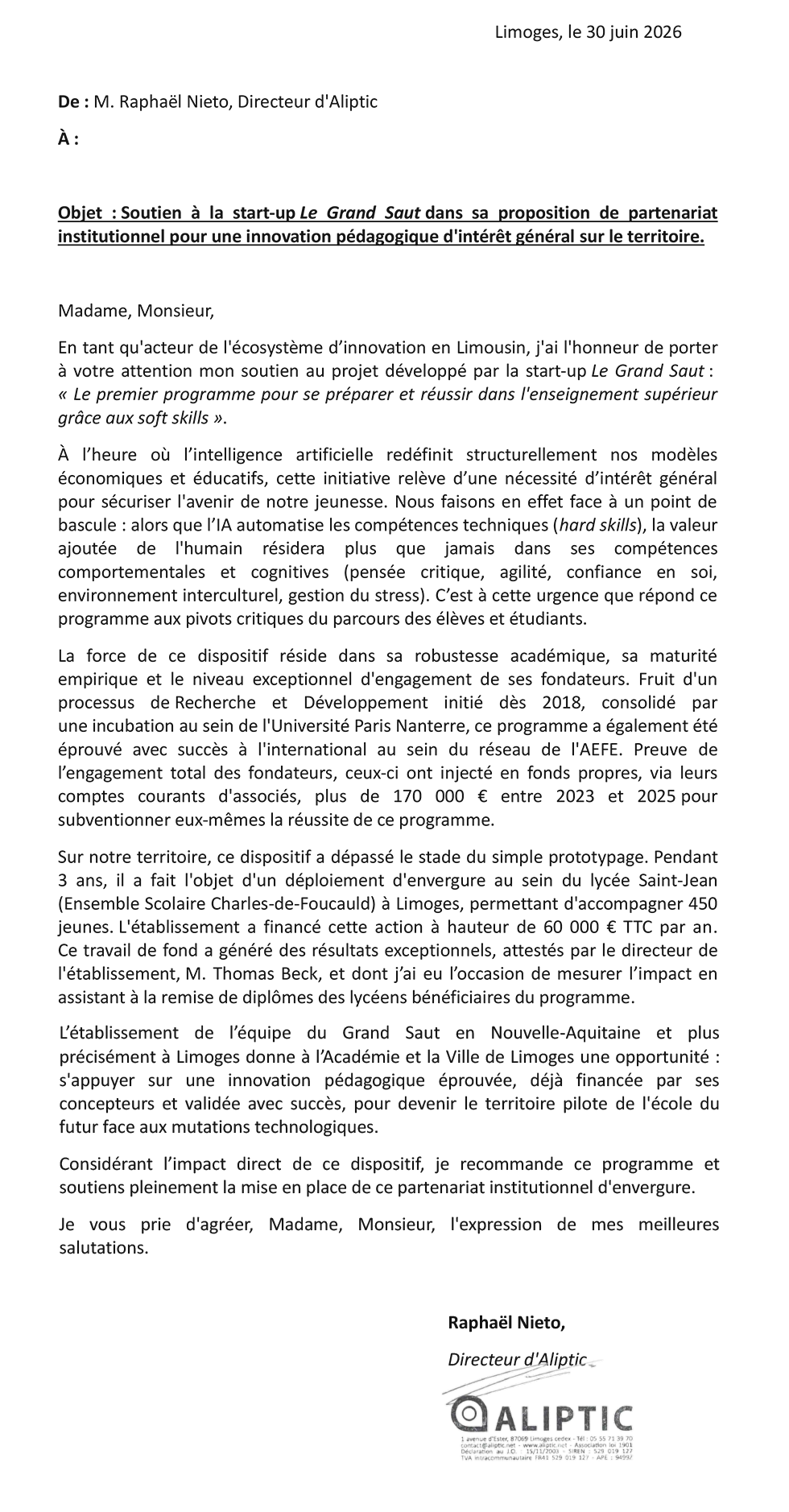 La reconnaissance de la EdTech du Limousin
